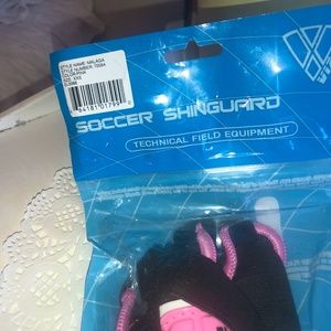 Vizari Malaga Shin Guard, Pink/Black, XX-Small